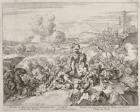 Vienna Print Cycle, The Emperor's Army fighting with the Turks, 1683 (engraving)