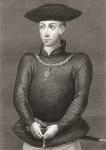 King James II of Scotland, 1430-1460. King of Scots. From Iconographia Scotica or Portraits of Illustrious Persons of Scotland, published 1797.