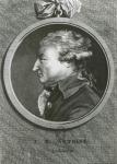 Jean Denis Antoine (1733-1801) architect, engraved by Louis Simon Lemepereur (1728-1807) (engraving) (b/w photo)