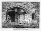 Gate-way of the Bloody Tower, 1830 (engraving)