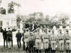 Unveiling of War Memorial, Port of Spain, Trinidad, c.1920 (b/w photo)