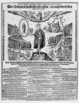 A German broadsheet depicting Gustavus Adolphus as the Champion of the Protestant Cause (engraving)