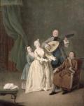 The Family Concert, c.1750 (oil on canvas)