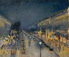 The Boulevard Montmartre at Night, 1897 (oil on canvas)