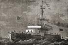 HMS Devastation at the Queen's Jubilee Naval Review, from 'The Illustrated London News', July 1887 (litho)