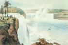 Niagra Falls (colour litho)