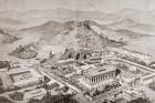 Artist's impression of Olympia, Greece, at the time of the ancient Olympic Games, from 'El Mundo Ilustrado', published Barcelona, 1880 (litho)