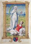 CL 22718 F Chasity Against Lust, from 'Rondeaux des Vertus' created for Louise de Savoie (vellum)