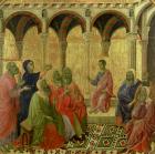 Maesta: Christ Among the Doctors, 1308-11