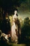Portrait of Mrs. Lowndes-Stone (1758-1837) c.1775 (oil on canvas)