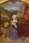 The Rest on the Flight into Egypt (oil on panel)