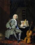 Portrait of a Member of the Van der Mersch Family, 1736 (oil on panel)
