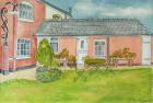Back Garden, Red Cottage Studios, Suffolk,2000 pencil with water colour washes