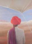 Rajasthan farmer, 2012 (acrylic on canvas)
