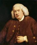 Portrait of Dr. Samuel Johnson (1709-84) (oil on canvas)