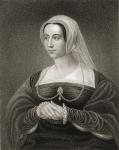 Portrait of Catherine Parr (1512-48) from 'Lodge's British Portraits', 1823 (engraving)