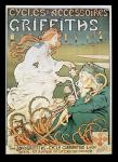 Cycling poster by Tairiet, (c.1898)