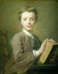 A Boy with a Book, c.1740 (pastel on paper)