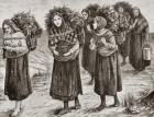 Return from the Shieling, the Hebrides in c.1880, from 'Scottish Pictures' published by the Religious Tract Society, 1886 (engraving)