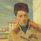 Self Portrait, 1908 (oil on canvas) (detail of 349765)