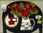 Anemones and Geometric Jug