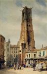 Tour Saint-Jacques (w/c on paper)