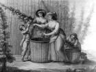 Hop Pickers, engraved by William Dickinson, 1803 (engraving)