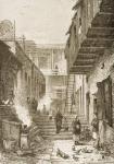 Alley in Chinatown, San Francisco, California, from 'American Pictures', published by The Religious Tract Society, 1876 (engraving)