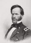 Portrait of General William Tecumseh Sherman (1820-91) (litho)