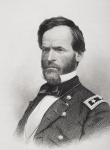 Portrait of General William Tecumseh Sherman (1820-91) (litho)