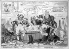 A Brighton hot bath, or preparations for the wedding, 1816 (etching)