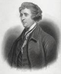 Portrait of Edmund Burke (1729-97) (engraving)