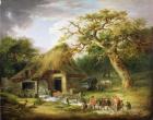 The Old Water Mill, 1790 (oil on canvas)