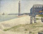 The Lighthouse at Honfleur, 1886 (oil on canvas)