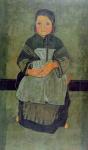 Seated Breton Child, 1895 (oil on canvas)