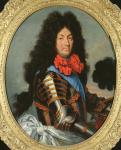 Portrait of Louis XIV (1638-1715) (oil on canvas)