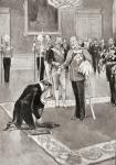 King Edward VII (1841  1910) conferring a knighthood.