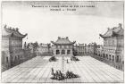 Prospect of the Inner Court of the Emperor's Palace at Pekin, 1669 (engraving)