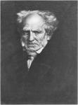 Arthur Schopenhauer (oil on canvas) (b/w photo)