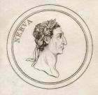 Nerva Caesar Augustus, from 'Crabb's Historical Dictionary', published 1825 (litho)