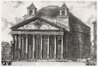 View of the Pantheon, from the 'Views of Rome' series, c.1760 (etching)