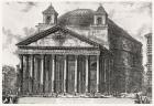 View of the Pantheon, from the 'Views of Rome' series, c.1760 (etching)