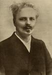 Johan August Strindberg (1849-1912) (b/w photo)