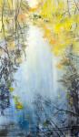 Bright Avenue Reflection, 2015, (oil on board)