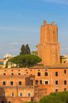 Trajan's Market and the 13th century Torre delle Milizie, Rome, Italy (photo)