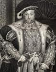 Portrait of King Henry VIII (1491-1547) from 'Lodge's British Portraits', 1823 (litho)