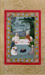 Ms E-14 Mystical conversation between Sufic sheikhs (gouache on paper)
