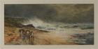 Storm on the Firth, 1874 (w/c on paper)