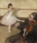 The Dance Lesson, c.1879 (pastel)