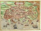 Map of Alexandria from 'Civitates Orbis Terrarum Coloniae Agrippinae', 1572 (coloured engraving)